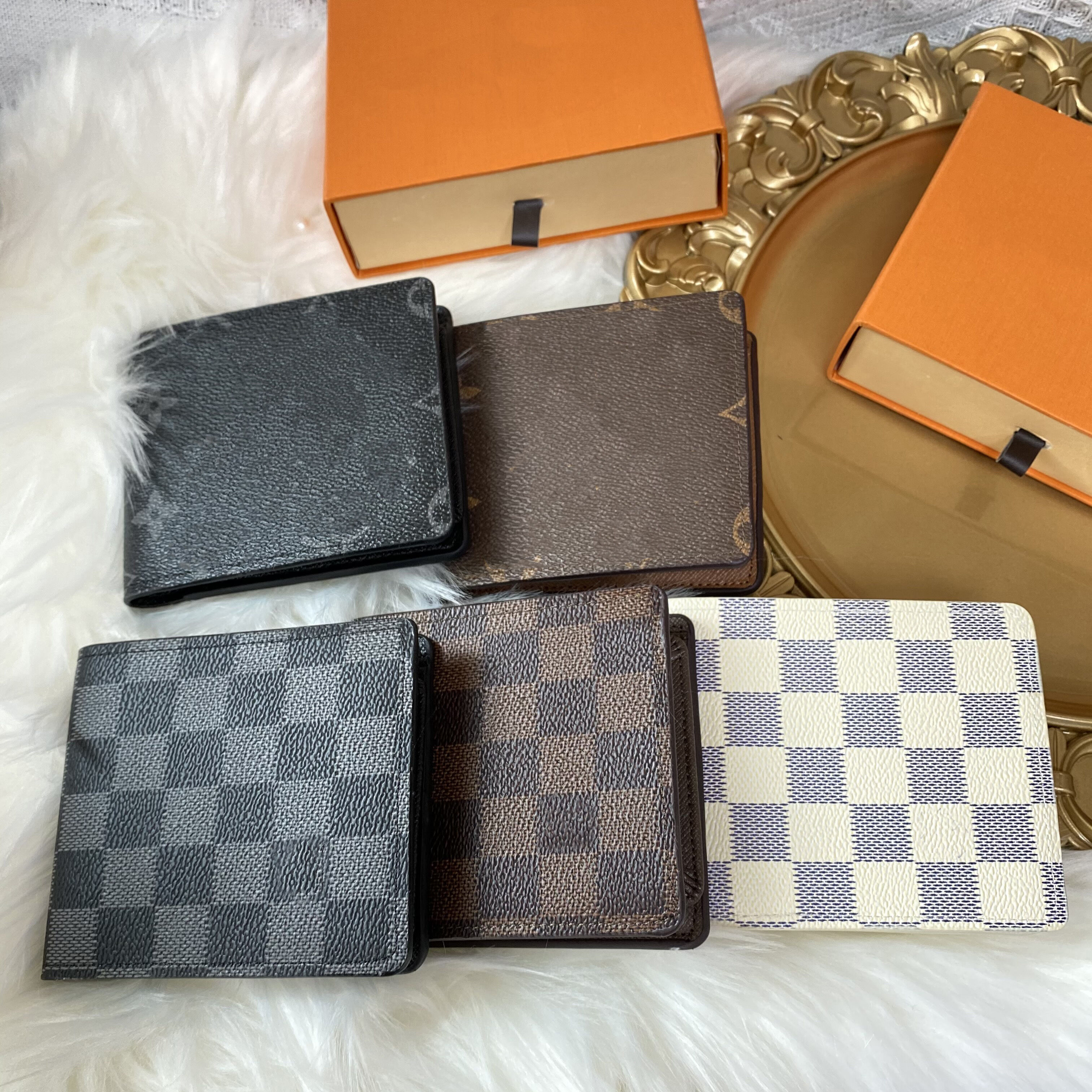Buy Wholesale China 1:1 Quality For Lv Pu Leather Classic Wallets Men And  Lady Purse & Men Wallet at USD 11.3