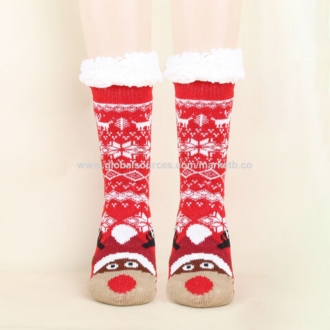 Knitting Gifts for Children Christmas Socks - China Christmas Plush Socks  and Cartoon Monster Socks price