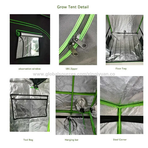 VIVOSUN 3-Layer Mesh Drying Rack Hanging Design with Green Zippers