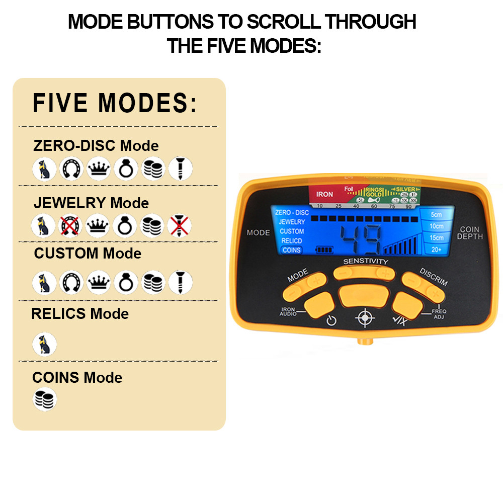 Compre Melhor Detector De Metais De Ouro Md-6450 De Longo Alcance