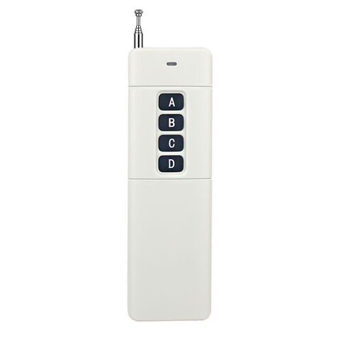 Duplicador de código de controle remoto sem fio RF universal de longa distância de alta potência de 300m, 4 teclas, 315/433MHz para oficina
