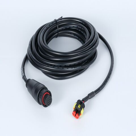 7 Pin Trailer Extension Lead 3m Long with 7 Core Cable Two Male Metal Plug  - China Trailer Socket, Connector