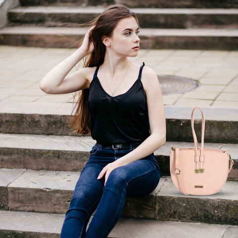 Bolsos y bolsos de mano de lujo y a la moda para mujer de piel genuina