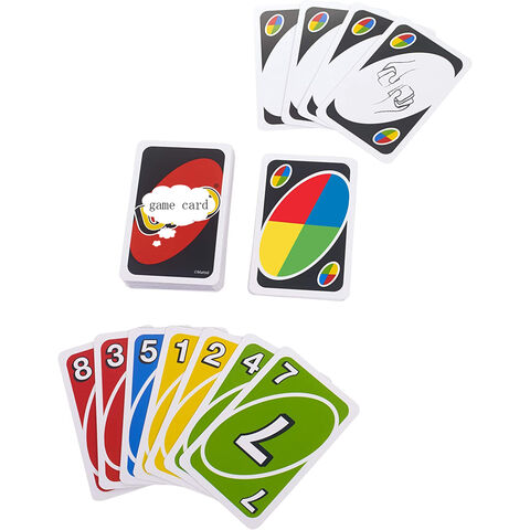 Mattel UNO FLIP! Family Entertainment Board Game, Cartas