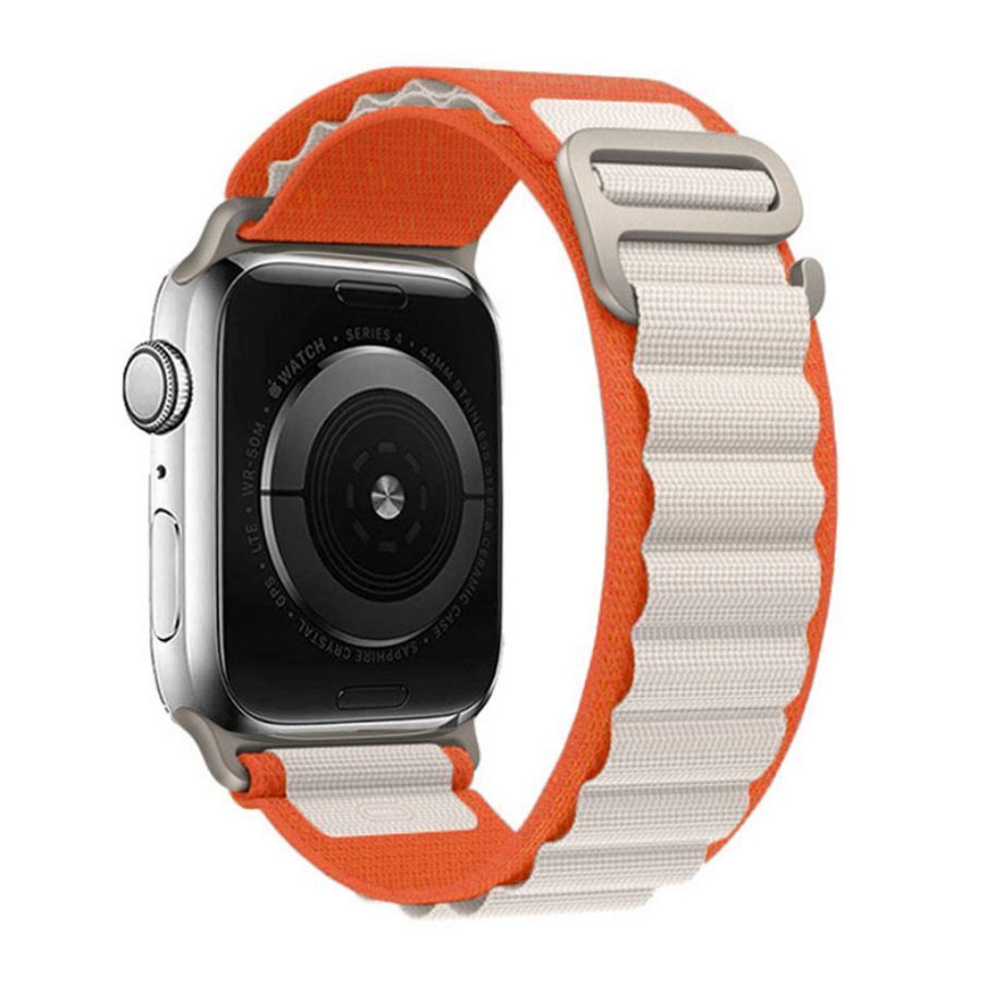 Bracelet pour Apple Watch 42/44/45/49mm - Wave - Matériel TPU - Orange