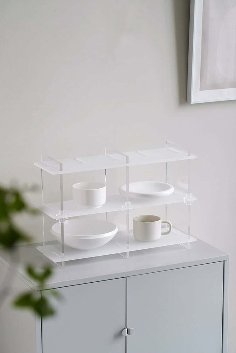 Multi-functional Transparent Acrylic Storage Rack Desktop Organizing ...