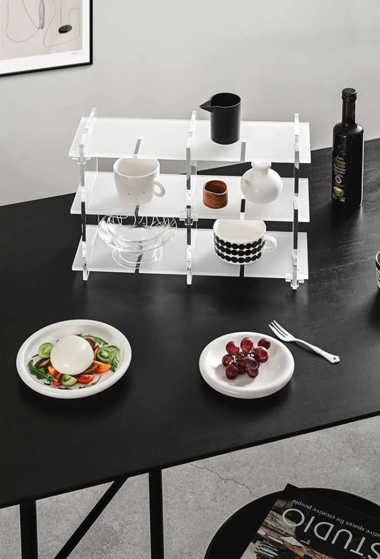 Multi-functional Transparent Acrylic Storage Rack Desktop Organizing ...