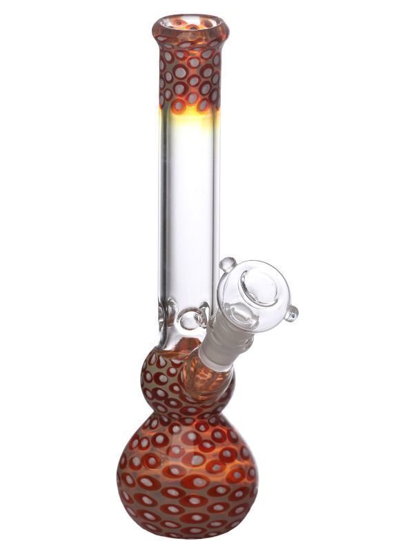 Metier 10 Inch Tall Double-bulb Glass Ice Water Pipe Bong Smoking Water ...