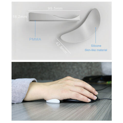 Silicone Mouse Palm Ergonomic Hand Mouse Rest Pad, Wrist Rest