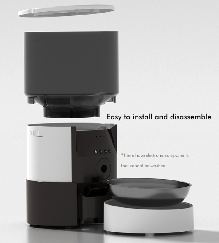 Buy Wholesale China New Design Microchip Pet Feeder Alexa Tuya App