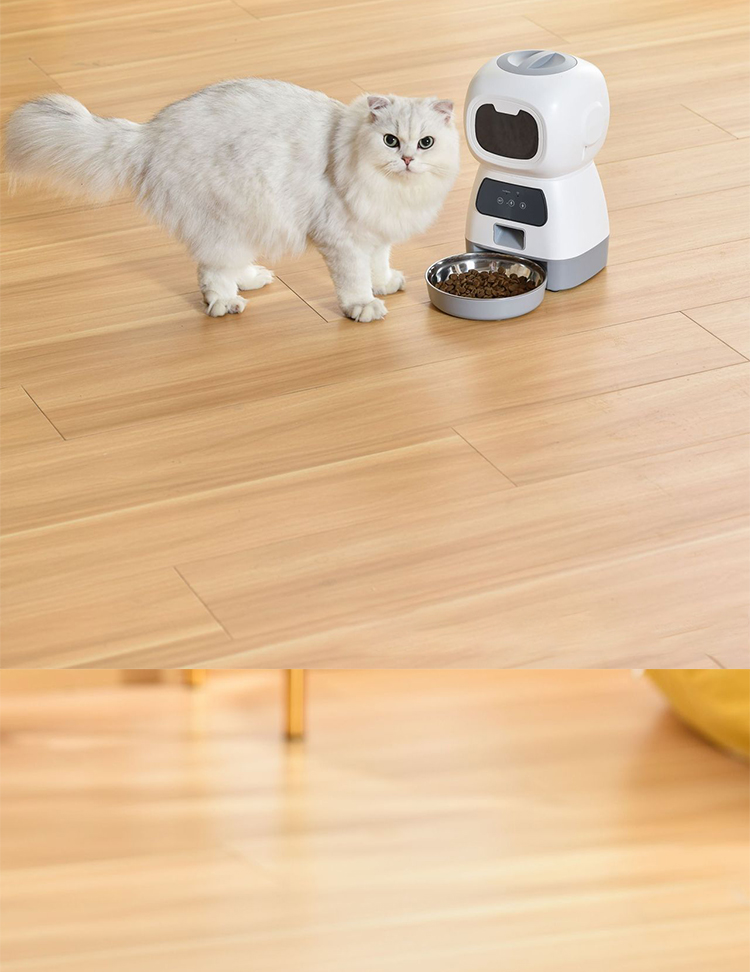 Image showcasing Dual Power Automatic Pet Feeder Intelligent Pet Automatic Feeder ...
