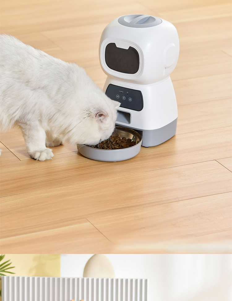 Dual Power Automatic Pet Feeder Intelligent Pet Automatic Feeder ...