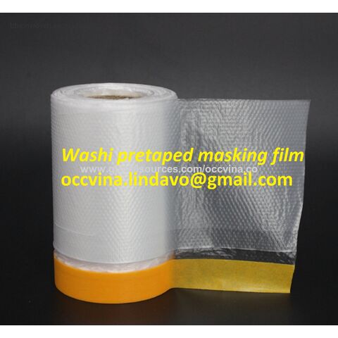 Easy Tear Masking Paper Crepe Degradable Tape for Painting of 1 Piece