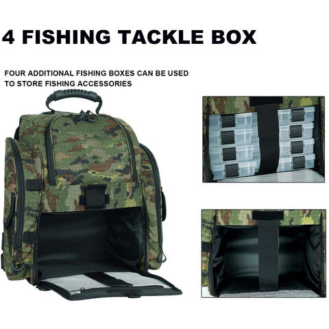 Buy China Wholesale Fishing Pack Oversized Fishing Tackle Pack With Rain  Shield And 4 Tray Fishing Tackle Boxes & A Portable Fishing Equipment-- Fishing  Backpack $53.66