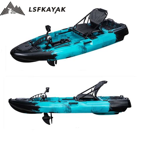 Single Seat One Person 8ft Fishing Foot Pedal Drive Hdpe Plastic Fishing  Kayak With Pedal Drive System And Chair - Buy China Wholesale Kayaks For  Sale $425