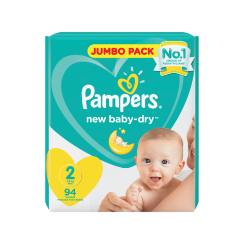 PAÑAL PAMPERS BABY-DRY TALLA 2