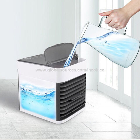 Venta al por mayor aire acondicionado portátil mini refrigerador de aire portátil pequeño aire acondicionado ventilador USB hogar dormitorio Oficina enfriadores de aire