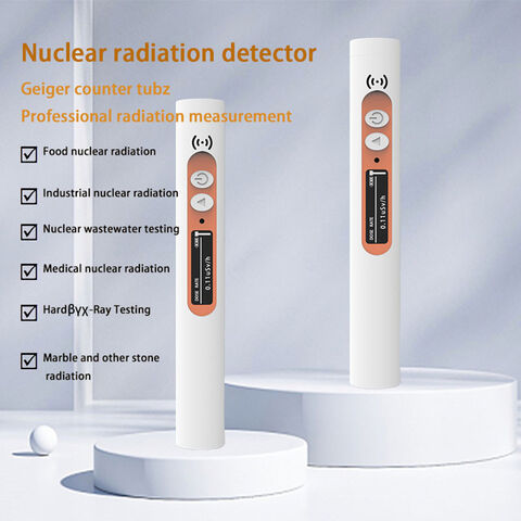 Contador Geiger Detector de radiación nuclear Detector radiactivo β Y  Detección de rayos X Dosímetro de radiación de mano portátil Recargable