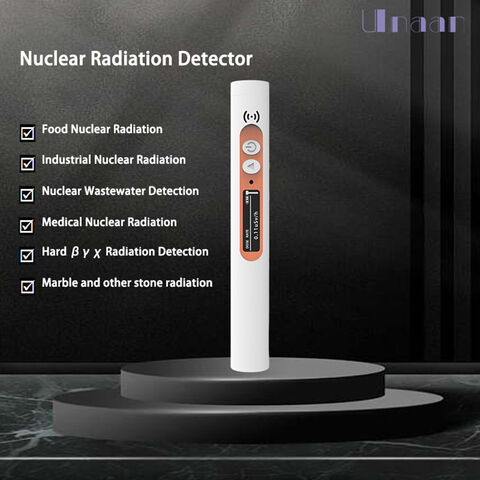 Contador Geiger Detector de radiación nuclear Detector radiactivo β Y  Detección de rayos X Dosímetro de radiación de mano portátil Recargable