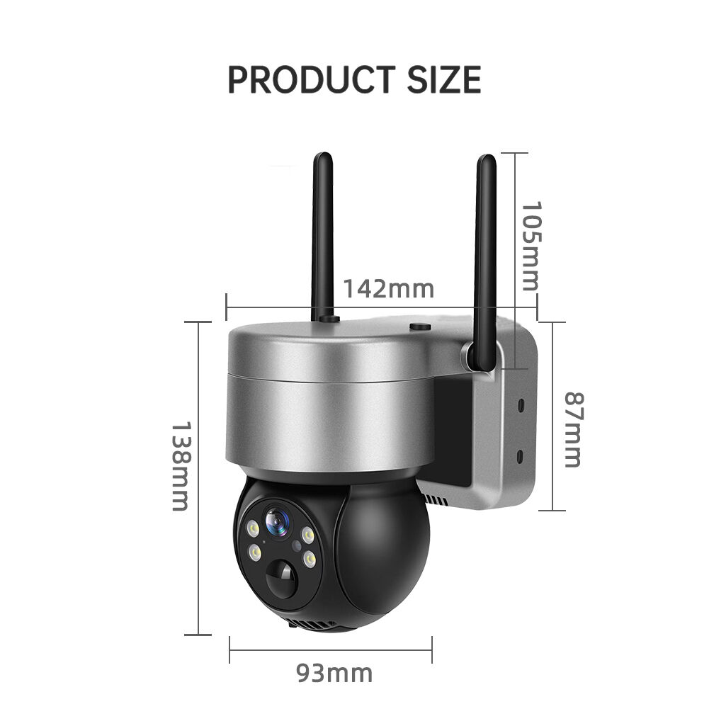 Buy Wholesale China 4mp Solar Charging Ptz Wifi Ip Camera For Home ...