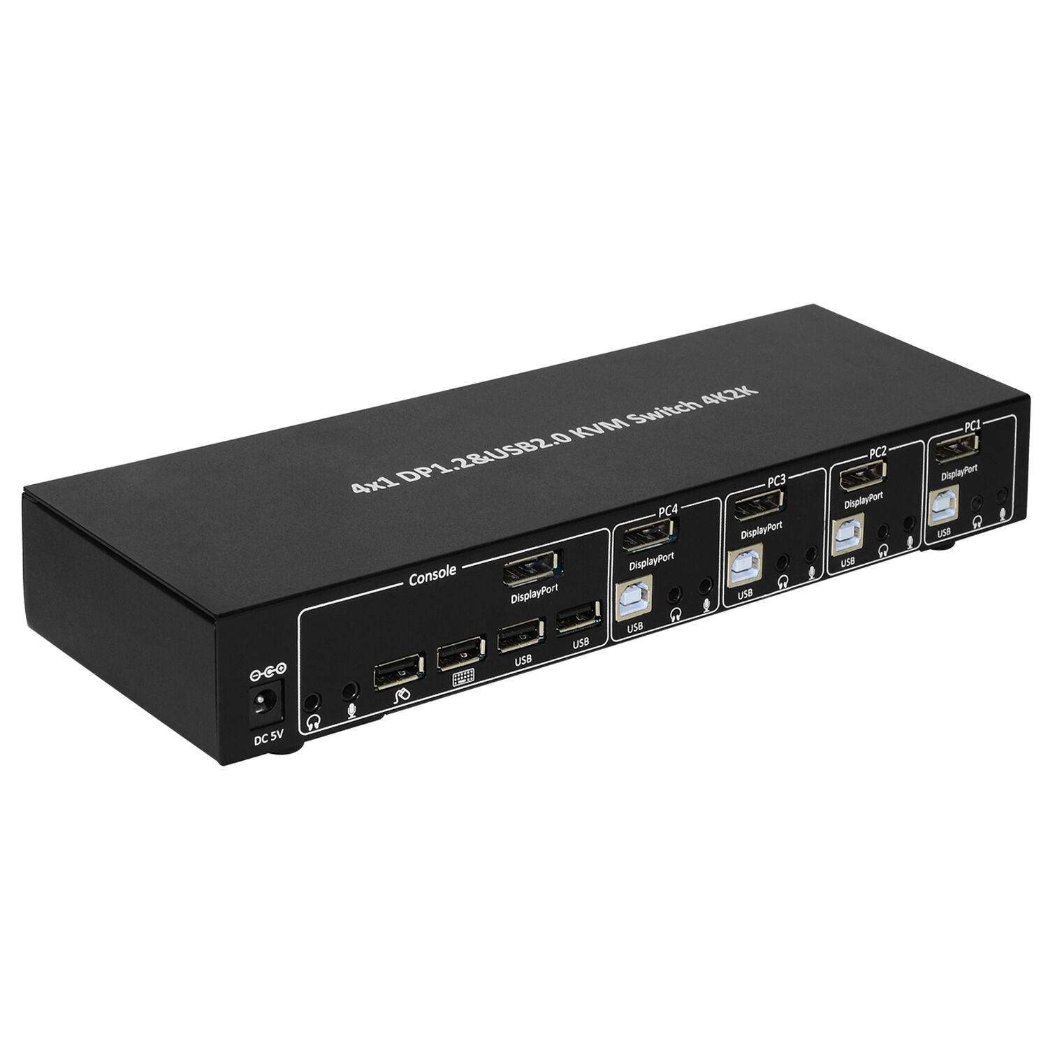 Buy Wholesale China Oem Custom High Quality Kvm Switch 4x1 Dp1.2 & Usb ...