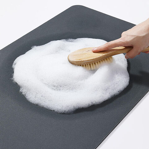 Super Absorbent Antiskid Large Kitchen Absorbent Draining Mat Coffee Dish Drying  Mat Quick Dry Bathroom Drain Pad Tableware Mat