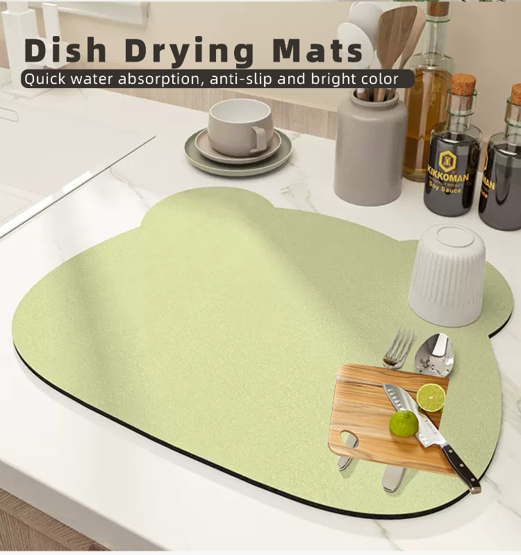 Drying Mats for Kitchen Counter Heat Resistant Mat Kitchen Gadgets Kitchen  Accessories