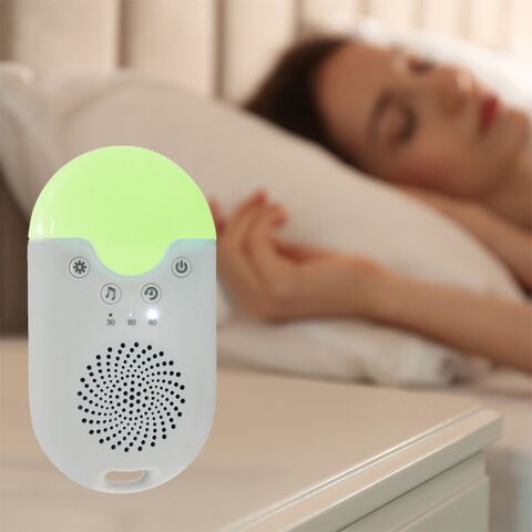 Machine à bruit blanc, aide au sommeil portable avec veilleuse