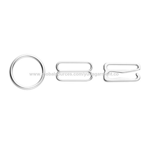 Metal Hardware Hook Bra Adjustment Strap Slider Adjusters Clips for  Swimwear Metal Accessories - China Bra Ring and Slider and Bra Adjuster  price