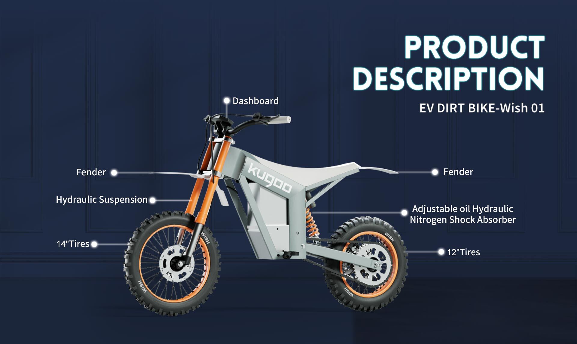 wish electric dirt bike