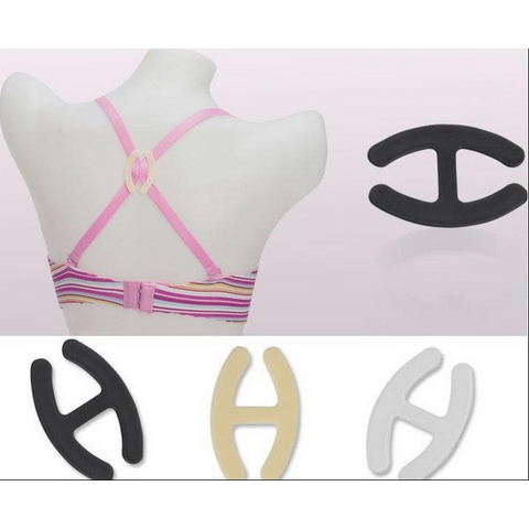 Plastic Shoulder Strap Concealer And Cleavage Control Bra Clip Bra