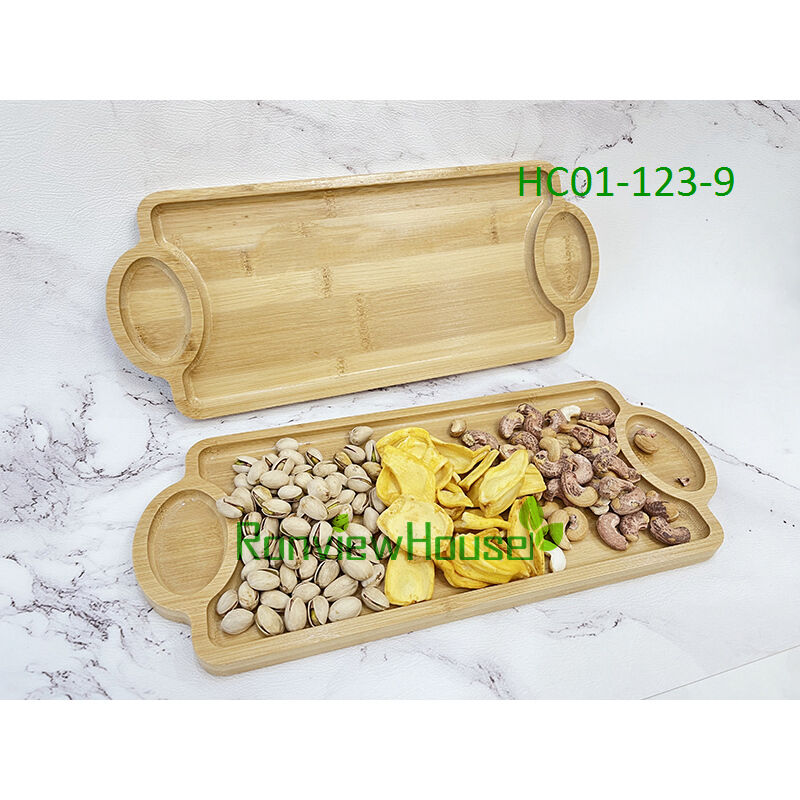 Buy Wholesale China Bamboo Serving Trays Used To Serve Snack, Suitable
