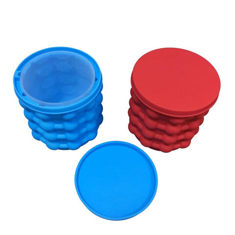 Silicone Ice Cube Tray Ice Bucket Cup Mold Bar Whiskey Cocktail Small Ice  Cubes Cylinder Cup Easy Release Ice Cube Maker Tools - AliExpress