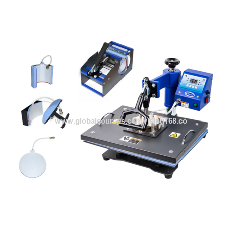 Máquina de prensa de calor de alta presión de 15 x15 para camisetas,  impresora de sublimación industrial digital para vinilo de transferencia de