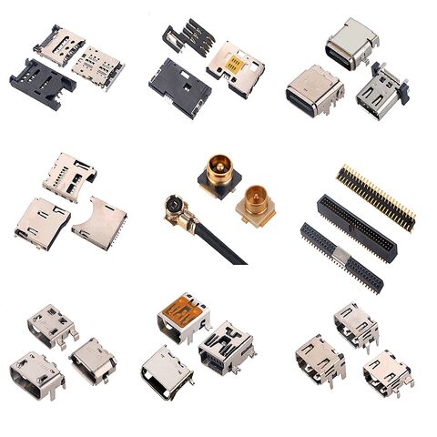 MUP Gerade/Vertikal Typ USB C Buchse Hybrid rechtwinkliger Anschluss, 24PIN, Micro USB-Steckverbinder
