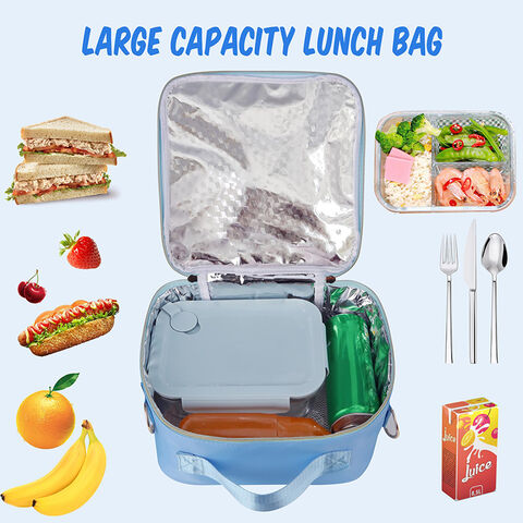 UTOTEBAG Initial Lunch Bag Women, Preppy Teen Girls Lunch Box