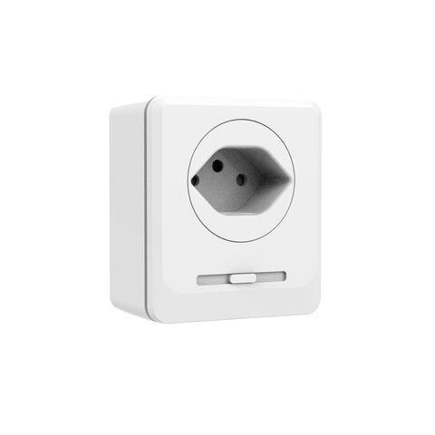 Prise ZigBee 2 pièces-EU Tuya Smart Zigbee 3.0 16A 3680W moniteur d'énergie  prise de courant APP télécommande