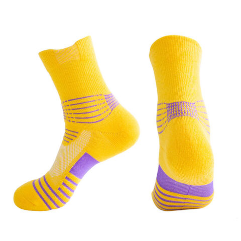 Sportsocken Mid-Tube Frottee Anti-Reibungs-Basketballsocken Outdoor Trainings-Mesh-Schweißsocken