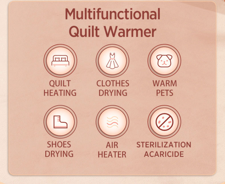 Multifunctional Dryer Shoe Clothes Drying Mite Exterminator Pet Dry