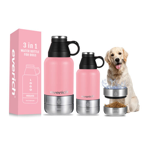 Bouteille d'eau pour chien, distributeur d'eau portable pour animal  domestique anti-fuite avec gobelet