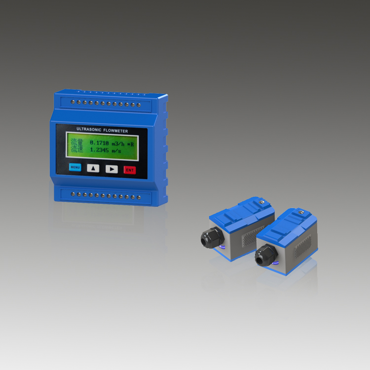 Hvac Rs485 Modbus Clamp On Water Ultrasonic Flow Meter Lcd Display ...