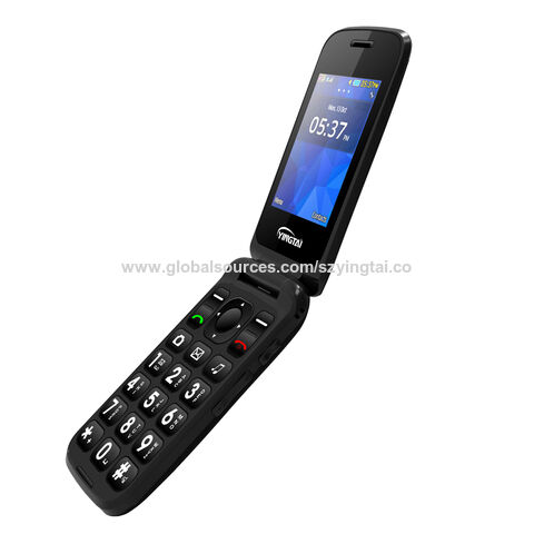 Teléfono Móvil con Tapa Desbloqueado, 2G Teléfono con Tapa Desbloqueado  Dual SIM Teléfonos Celulares con Tapa de 2.4 Pulgadas, Botón Grande SOS  Botón GSM Icono Grande Teléfono Celular con(Rojo) : :  Electrónicos