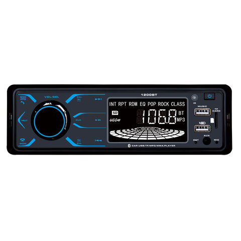 Nouveau Design Un Din Lecteur MP3 Voiture Écran Tactile Complet FM Aux Entrée Récepteur USB