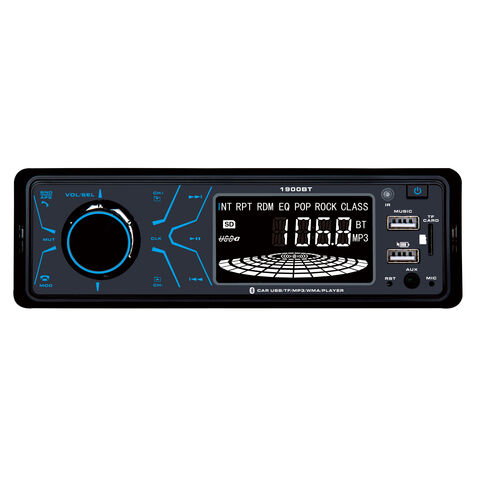 Nouveau Design Un Din Lecteur MP3 Voiture Écran Tactile Complet FM Aux Entrée Récepteur USB