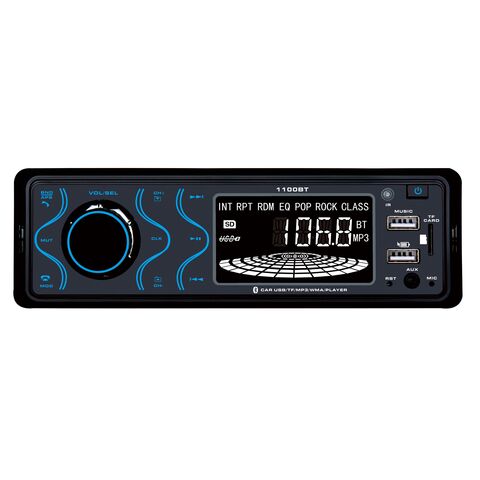 Nouveau Design Un Din Lecteur MP3 Voiture Écran Tactile Complet FM Aux Entrée Récepteur USB