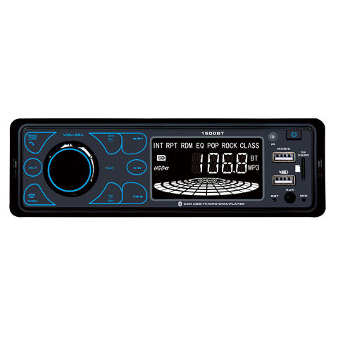 Nouveau Design Un Din Lecteur MP3 Voiture Écran Tactile Complet FM Aux Entrée Récepteur USB
