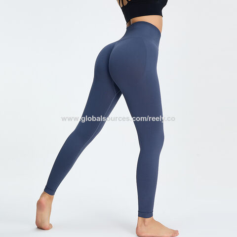 Seamless Yoga Set for Women, featuring high-waisted, peach-skin tight, –
