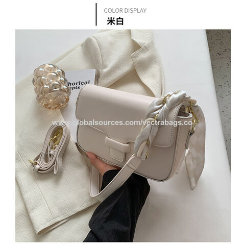 Ann Klein Off White Dome Purse Hand Bag Purse with Charm | eBay