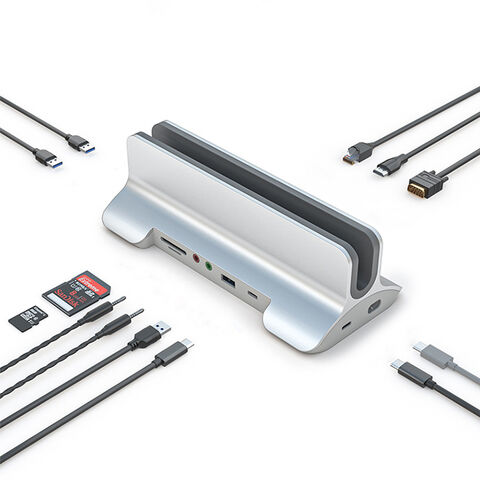 Dual-HDMI-USB-Dockingstationen für Laptops, 4K-USB-Hub-Dockingstation – Hersteller
