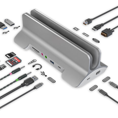 Dual-HDMI-USB-Dockingstationen für Laptops, 4K-USB-Hub-Dockingstation – Hersteller